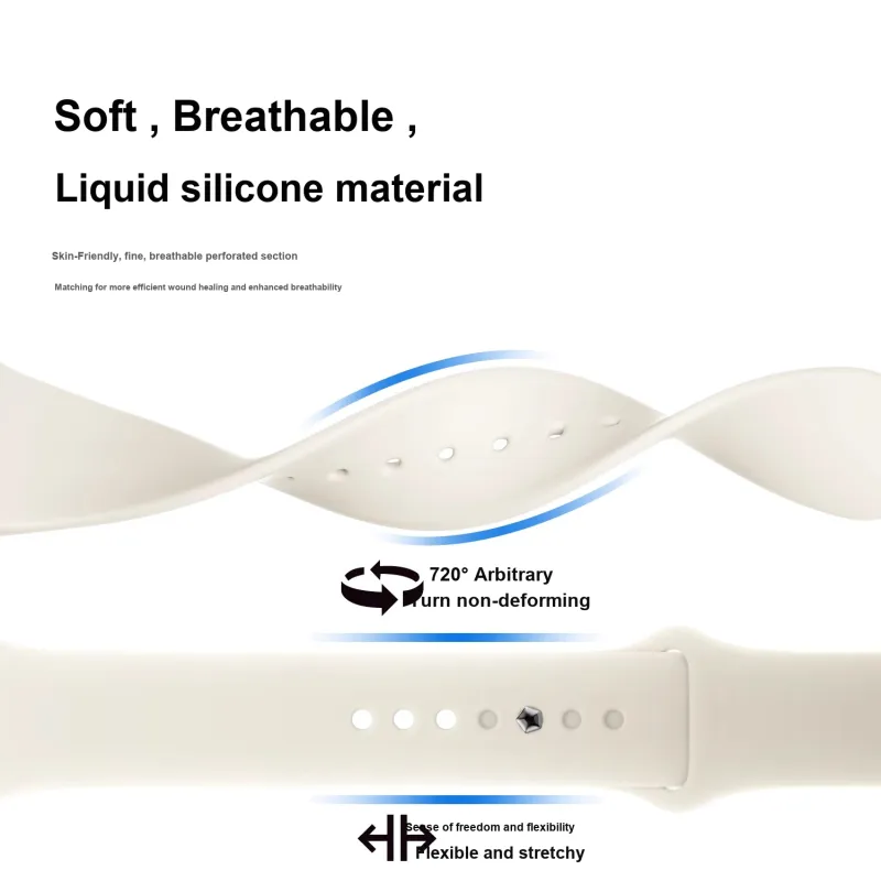 CICHENGGU Compatibility Apple IWatch S10/S9/S8/S7/SE Apple Compatibility Watch Band Silicone Material-5
