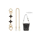 [Gold]Four-Leaf Clover Extender Chain 16cm+Decorative Chain