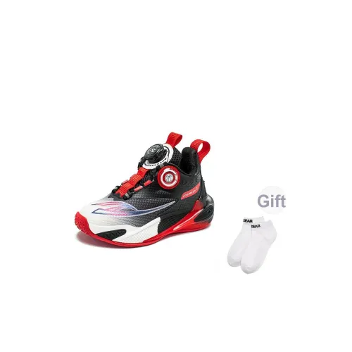 HOBIBEAR Низкий Топ KIDS Lifestyle Shoes Черный Красный Детский