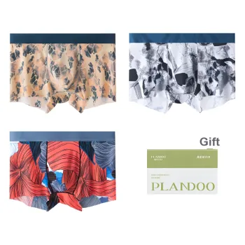 PLANDOO Underpants Men's Shopping Bag 3 Pack