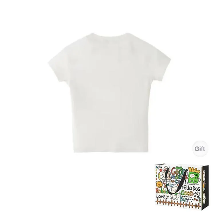 BVODE T Shirts Women's White Shopping Bag-1