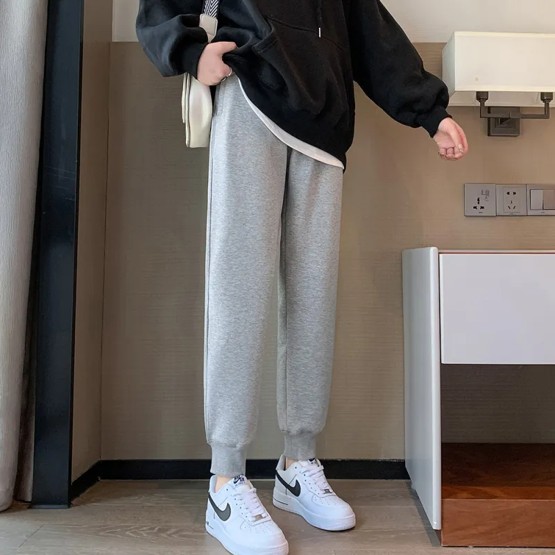 Muzi Knitted Sports Pants Women's-4