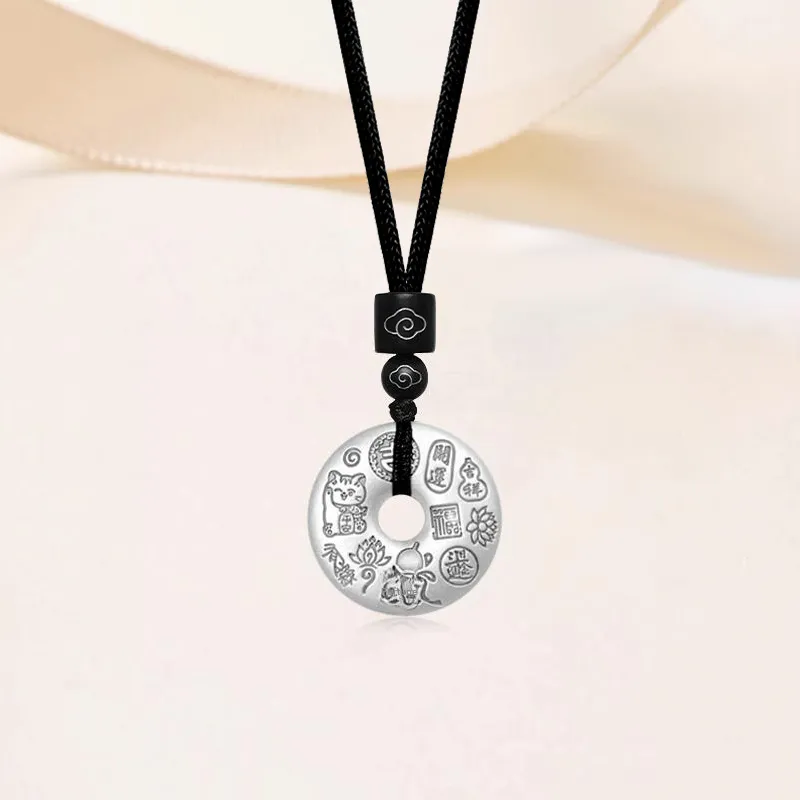 YUOFFICIAL S999 Fine Silver Necklaces Unisex-3