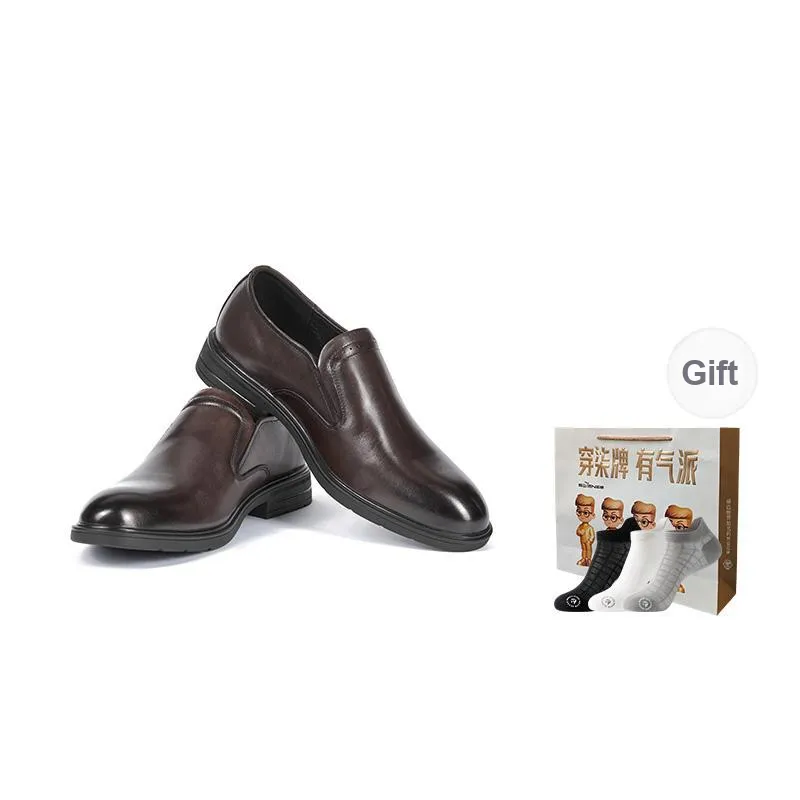 SEVEN Dress Shoes Men Low Top-11