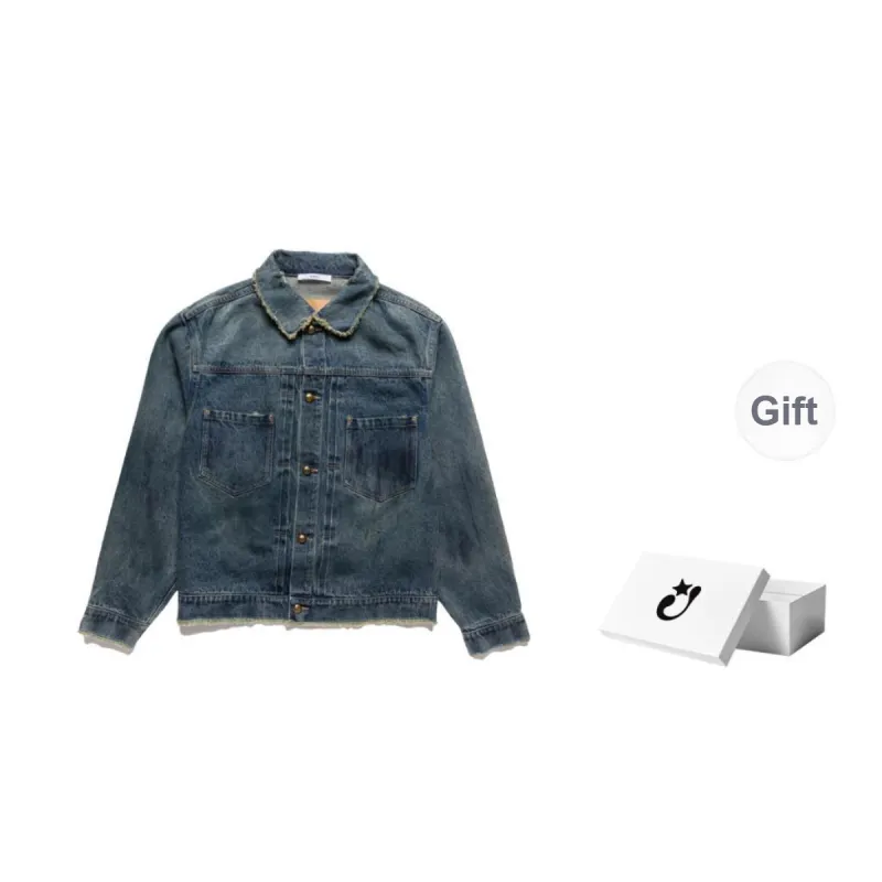 CEEC LA 25SS Denim Jacket Unisex Blue-5