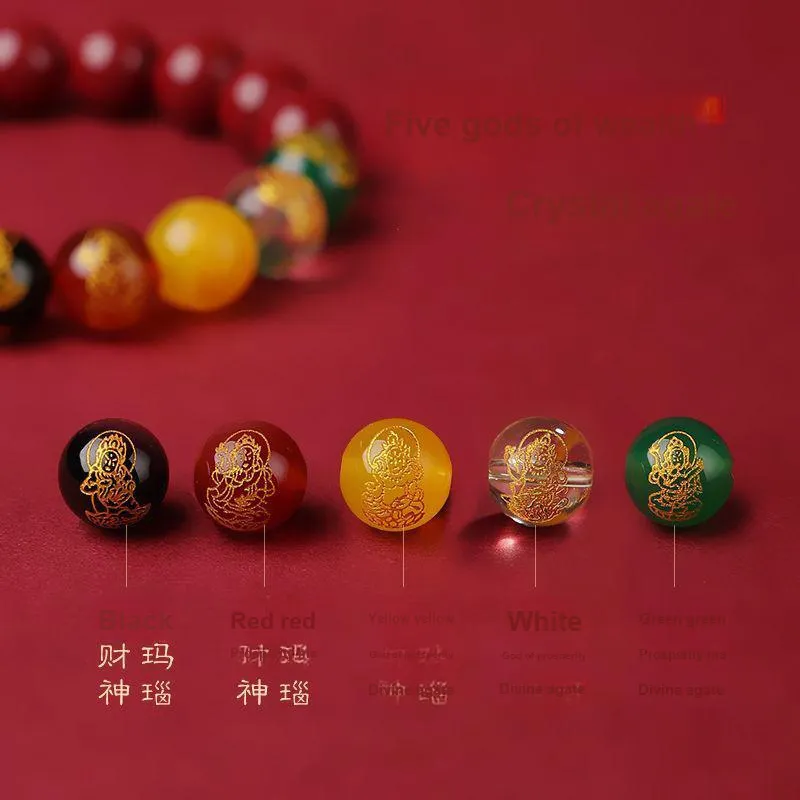 JIAHAOJADE Cinnabar Bracelets Unisex-7
