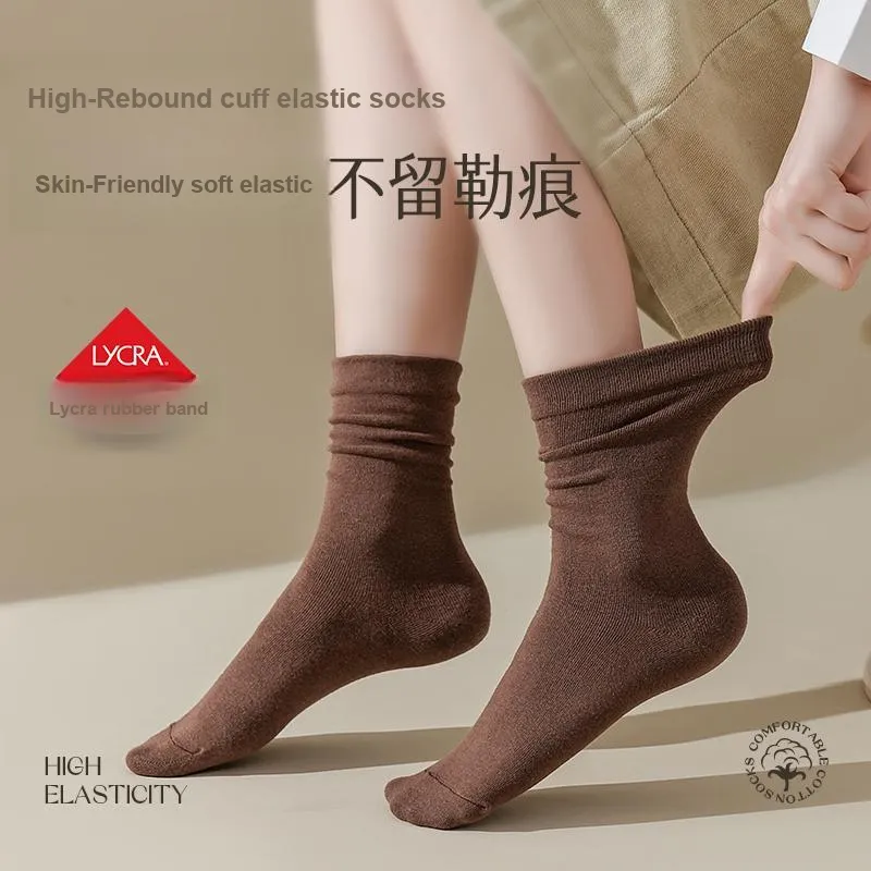 Caramella Mid Calf Socks Women's Combo Set-8