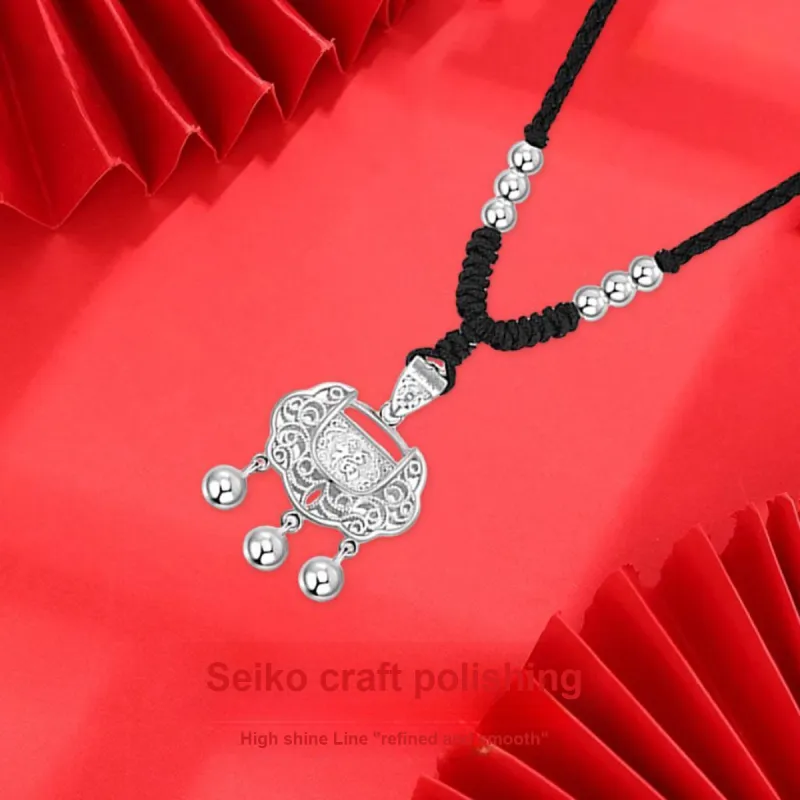 MGS Sterling Silver Necklaces Women's-2