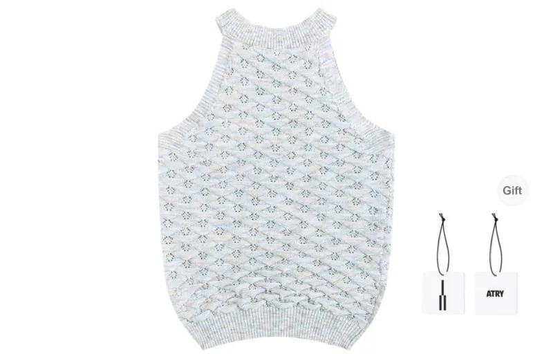 Atry Tank Tops Women's Blue-1