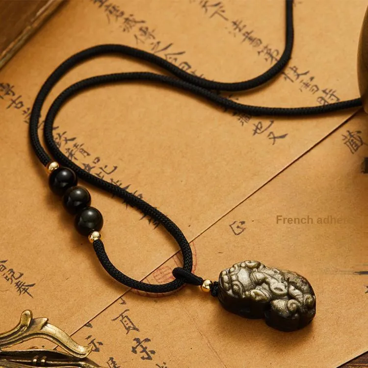Noritake Obsidian Necklaces Unisex-4