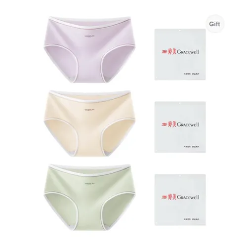 GRACEWELL Underpants Women's Shopping Bag 3 Pack