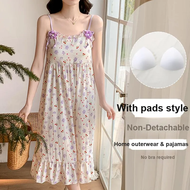 OUSHIBO Nightgown Women's Image Color-3
