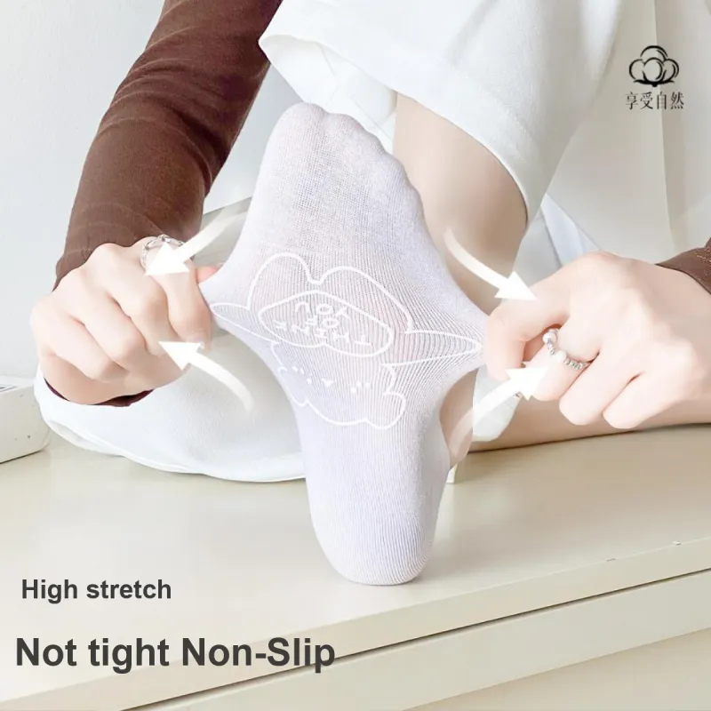 AUGUST No Show Socks Women's 5 Pack-5