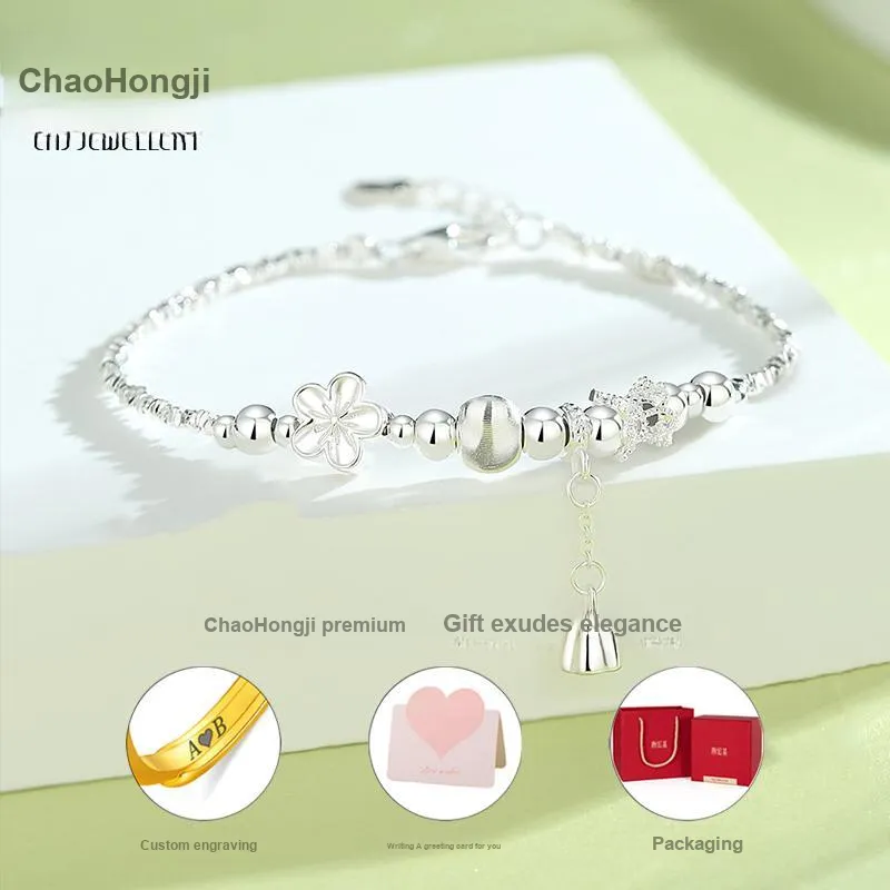 CHAOHONGJI S925 Silver Bracelets Women's-4