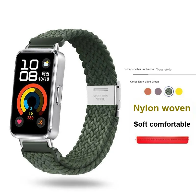 FZRT Huawei Honor Compatibility Watch Band 130 220mm Nylon Material-15
