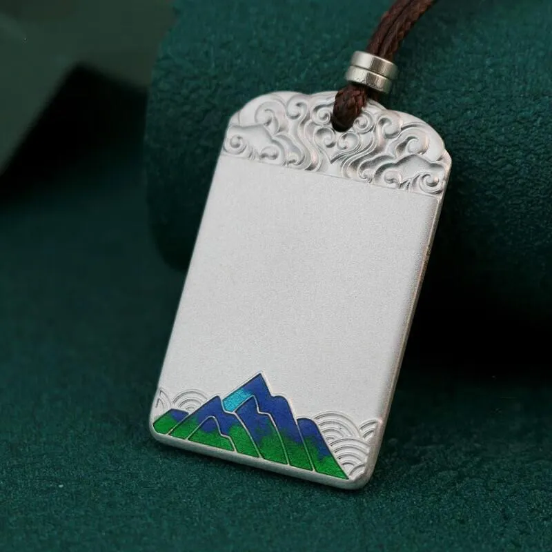 LIUXIN 999 Fine Silver Pendants Unisex-1