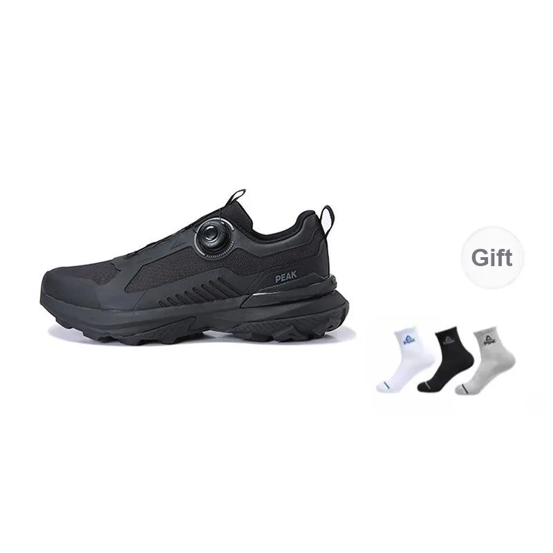 PEAK Tai Ji2.0 Cushioning Anti-Slip And Wear-Resistant Low-Top Training Shoes Men's All Black-5