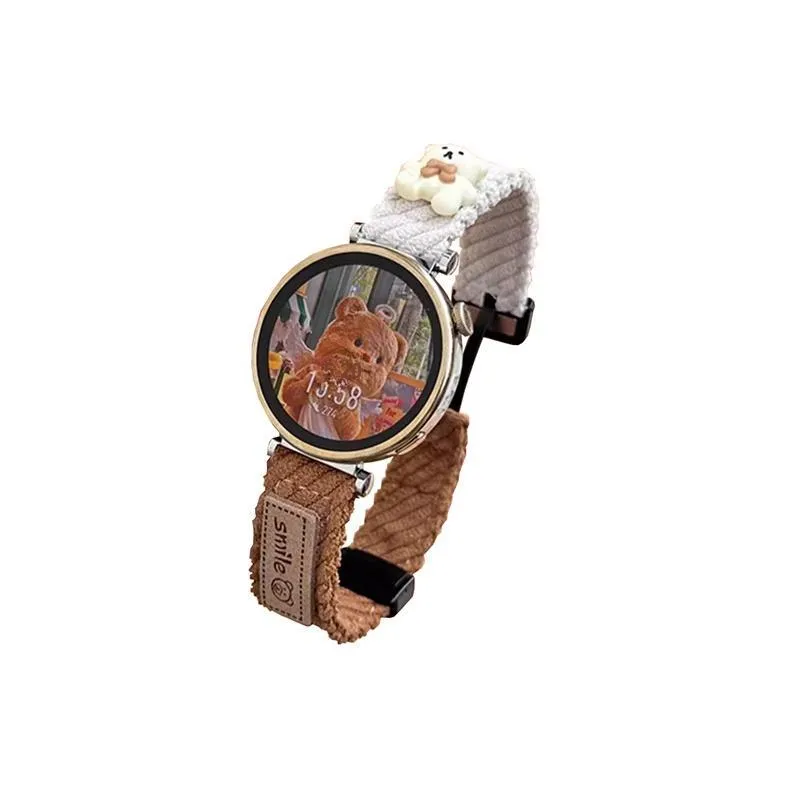Mr. Strap Watch Band Huawei Compatibility Fabric Material-5