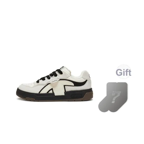 Champion Low Top Скейтборд Кроссовки Мужские Молочно-белый Черный