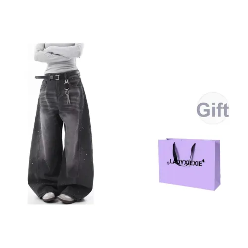 LADYXIEXIE Черный Серый Цвет Женские Джинсы