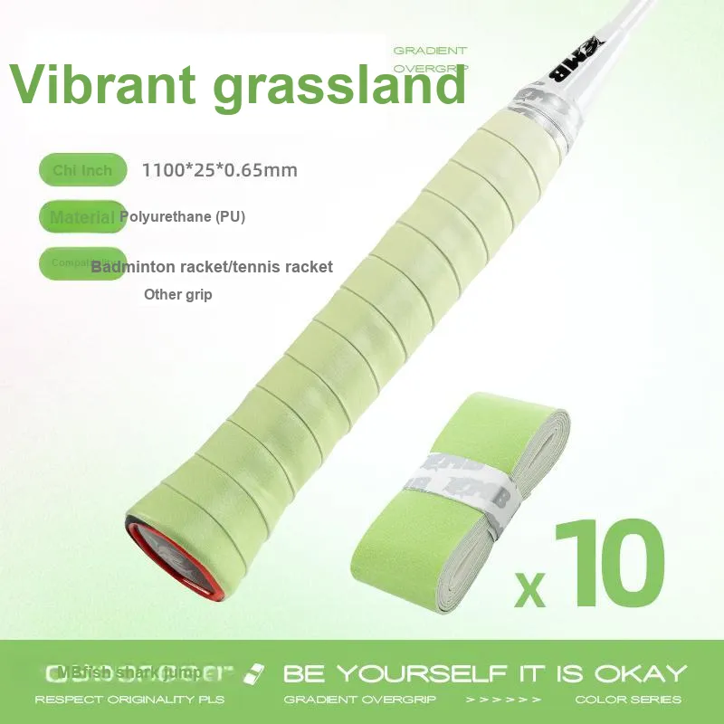 MBFISH Badminton Grip Tape Polyurethane PU Racquet Controller Thin 10 Pack-28