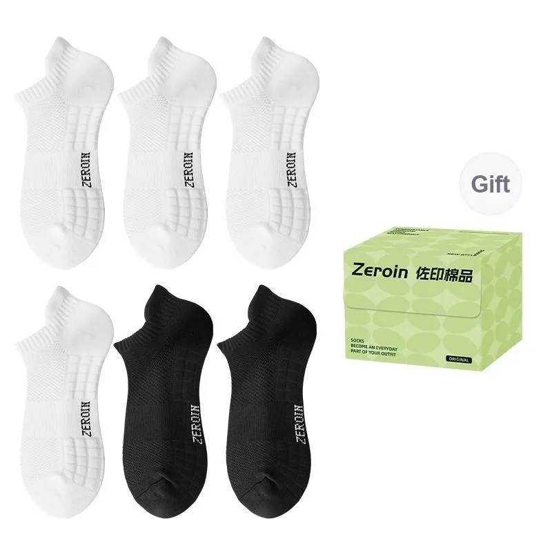 ZEROIN Ankle Socks Unisex Box 6 Pack-29