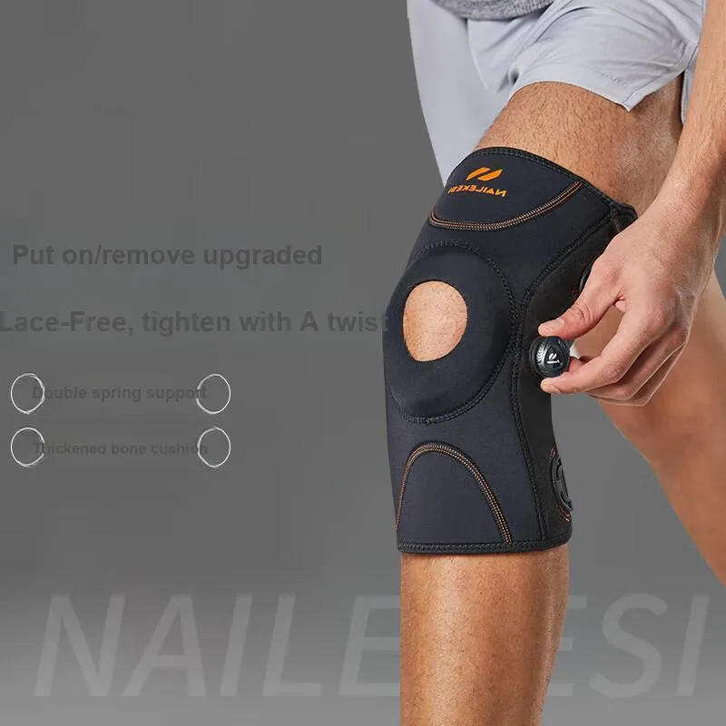 NAILEKESI Fitness Unisex Polyester, Polyamide, Nylon, Elastane Knee Pads-6