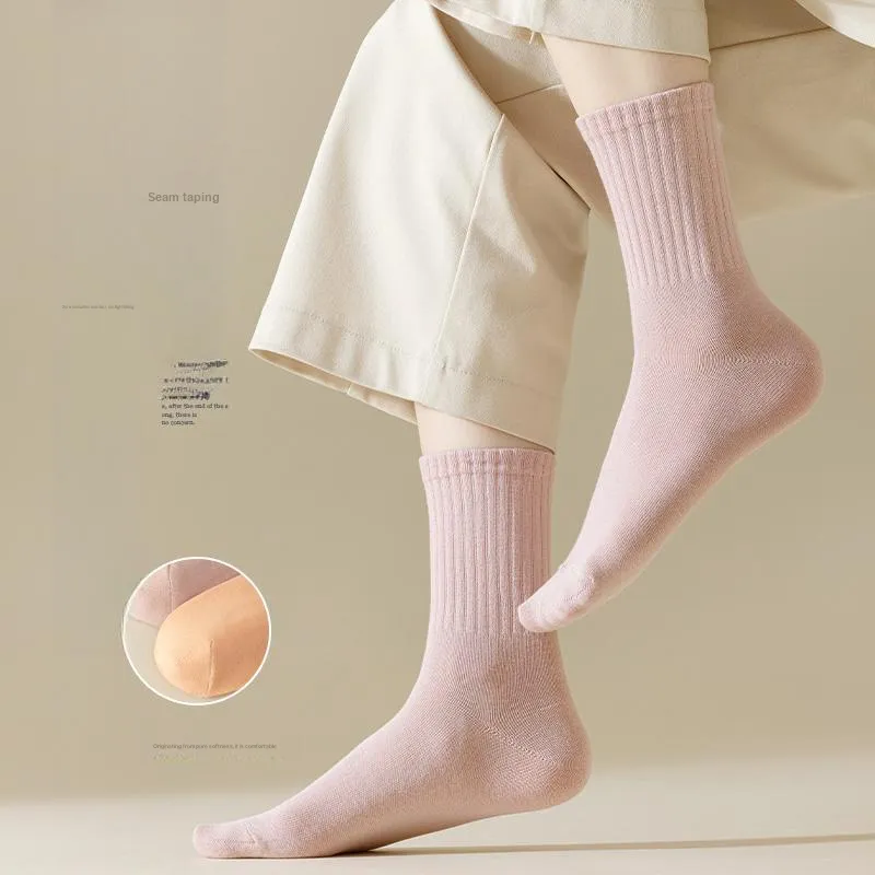 Lan Miao Mid Calf Socks Women's 7 Pack-11