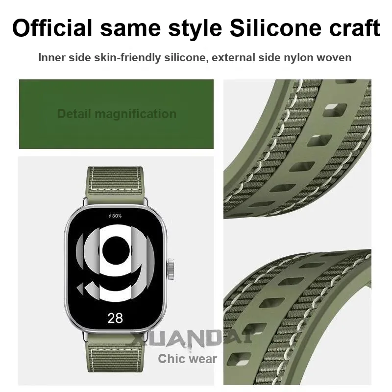 Fly Watch Band Honor Compatibility 208mm Silicone Material-5