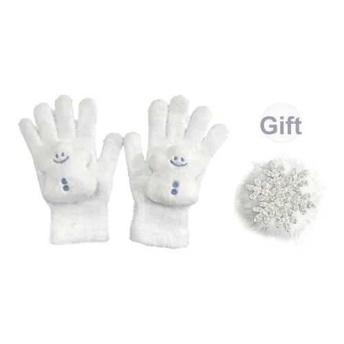 ZUOWEISHIJIA Вязаные перчатки из искусственного норкового меха унисекс