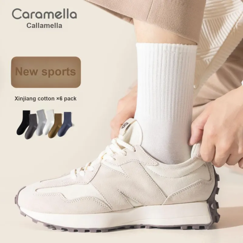 Caramella Mid-Calf Socks Unisex 6 Pack-2