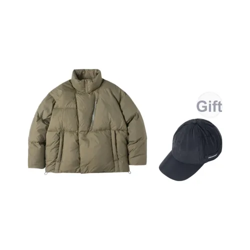 ENSHADOWER Пуховик Унисекс Армейский Зеленый