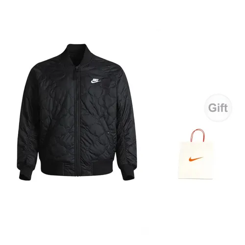 Nike Sportswear Essentials Series Puffer Jackets Men Black With Gift Bag