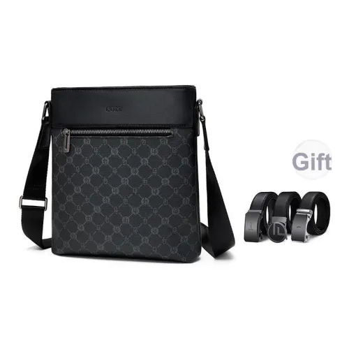 GOLF PVC Сумка через плечо Большая Мужская Черная