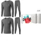 Crew Neck 2-Pack Underwear (Dark Gray+Dark Gray) 100% cotton Antibacterial/Premium Gift Box Set