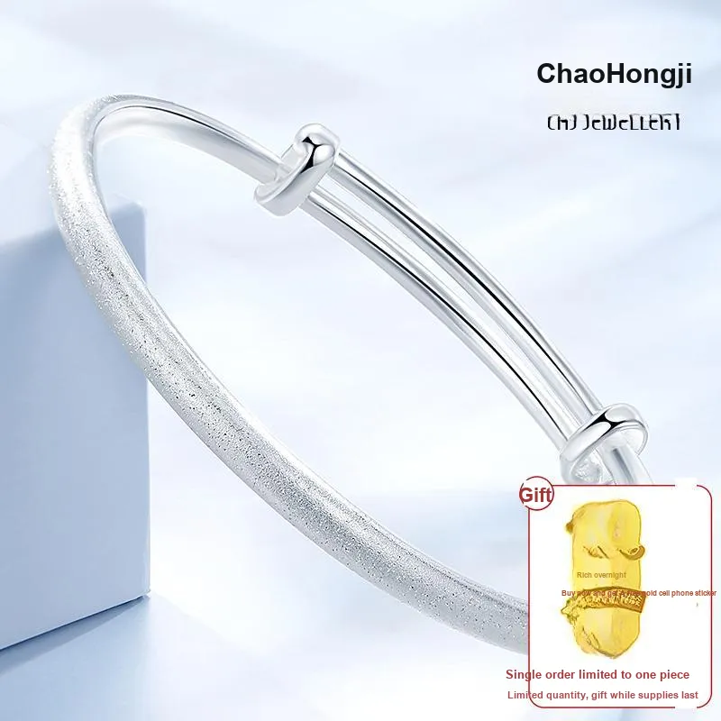 CHAOHONGJI Sterling Silver Bangles Women's-2