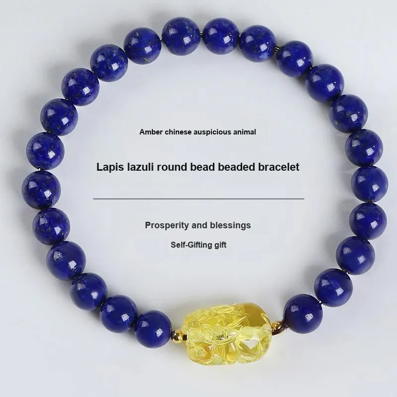 Phoenisess Lapis Lazuli Bracelets Unisex-1