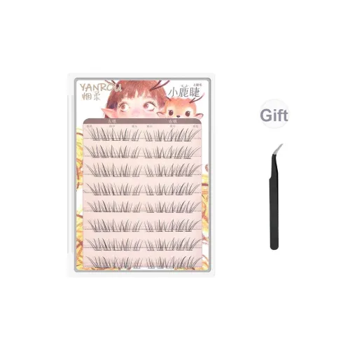 YANROU Олень Кисть для туши Клей Бесплатно Накладные ресницы Воздух LIKE Root Разделенный Мягкий Повседневный