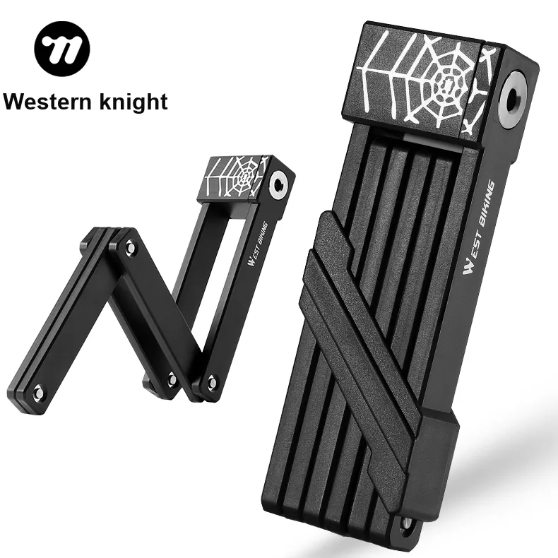 WEST BIKING Bicycle Locks Folding Lock-1