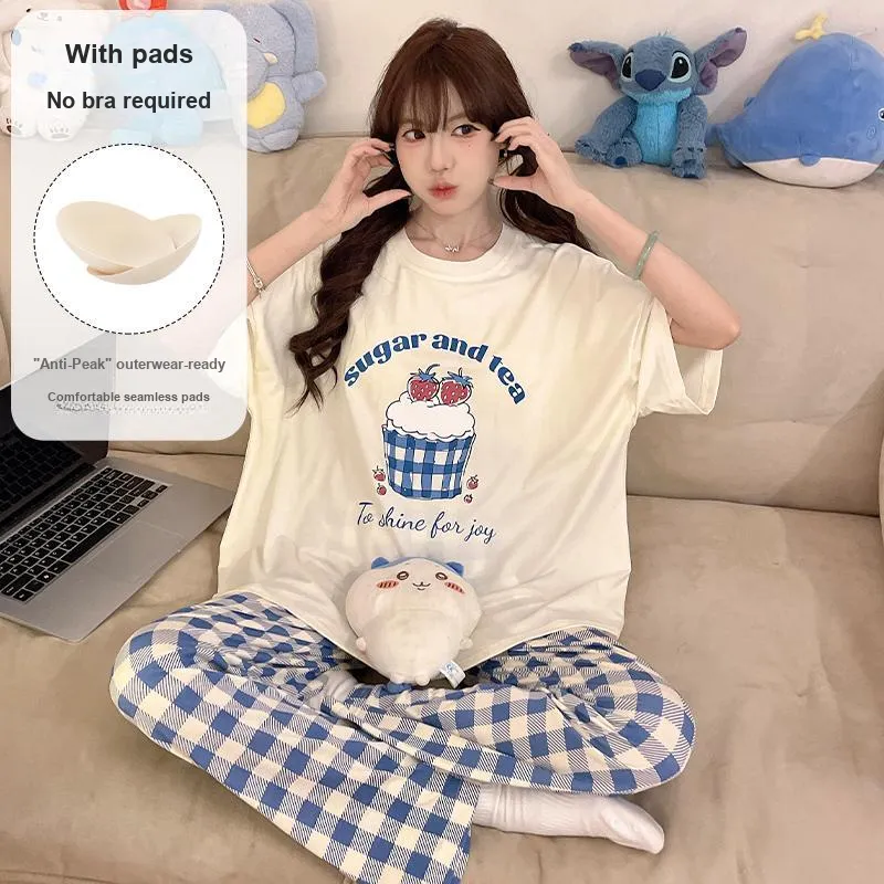 O'MESIK Pajama Set Women's Image Color-4
