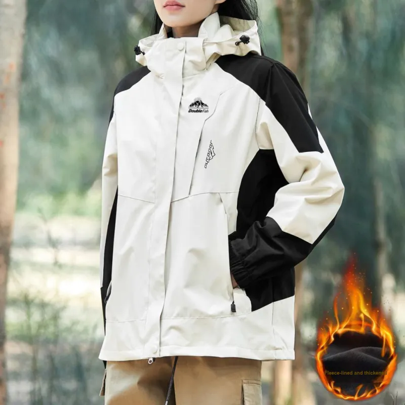 DOUBLEFISH Windproof Windbreaker Jacket Unisex-13