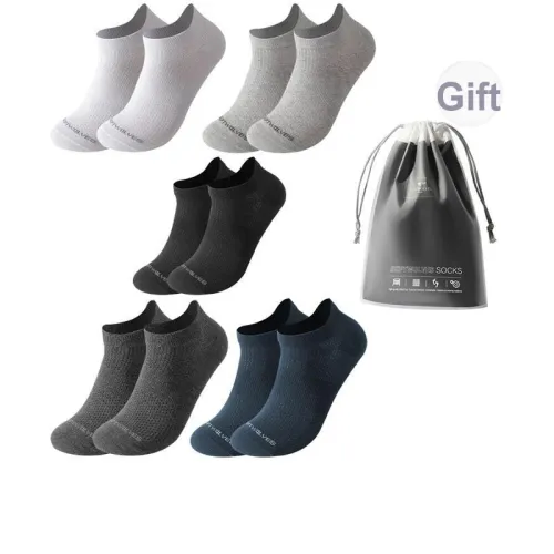 SEPTWOLVES Низкие носки для мужчин 5 пар с сумкой для покупок в комплекте