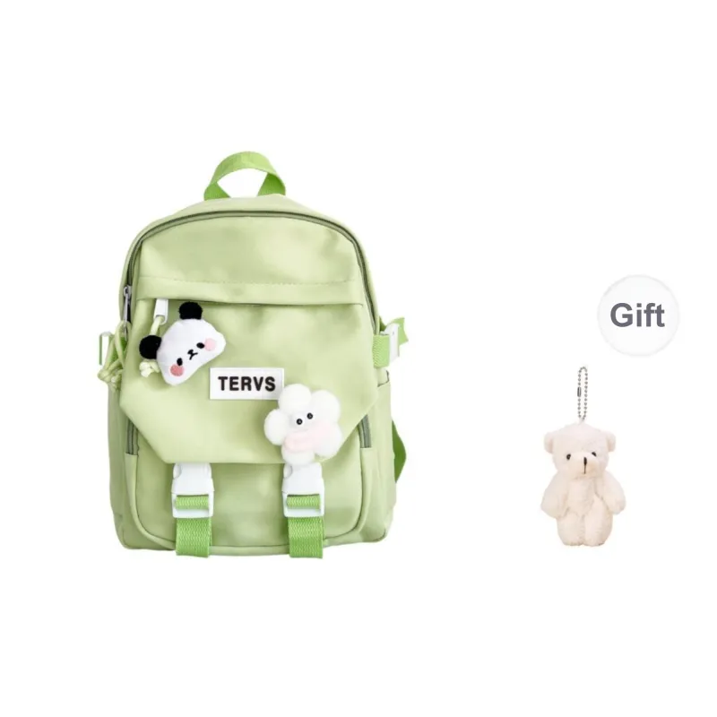 URBAN FOREST Nylon Backpack Unisex White/Black/Yellow/Green/Blue/Pink-18