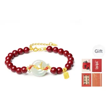 SEVEN COOK Hetian Jade Bracelets Pale Greenish White Jade Women's