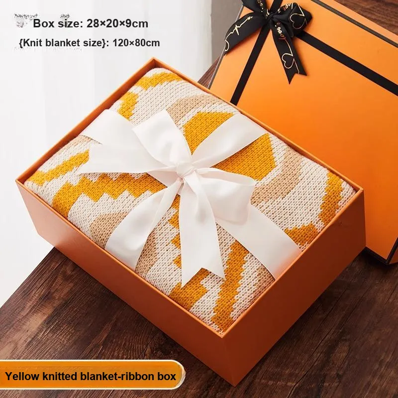 TIXILI Practical Knitted Fabric Blanket For Air Conditioners-7
