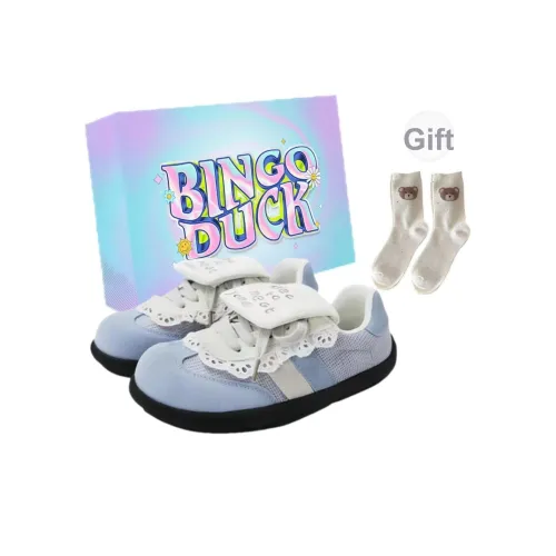 BINGO DUCK Slip-resistant Low Top Скейтборд Кроссовки Женские Blue