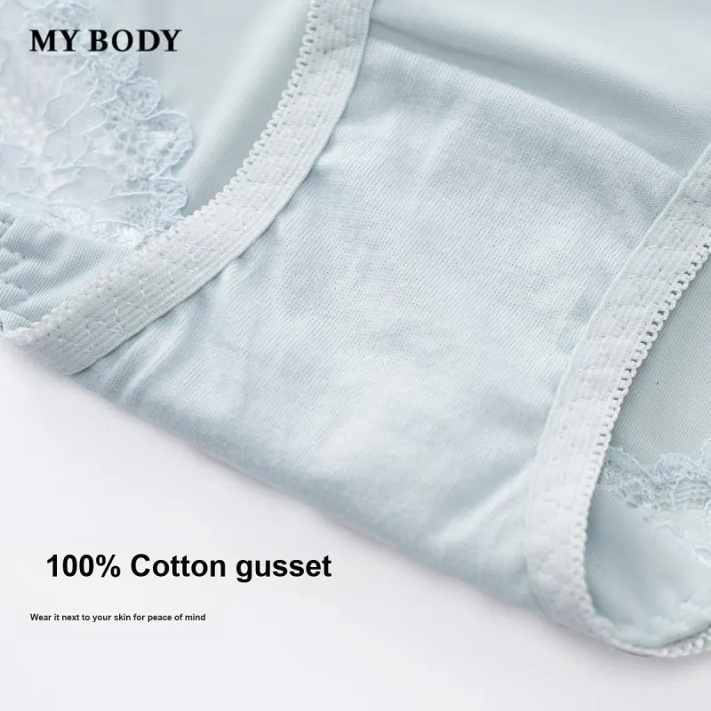 MY BODY Sexy Lace Underpants Women's 4 Pack-3
