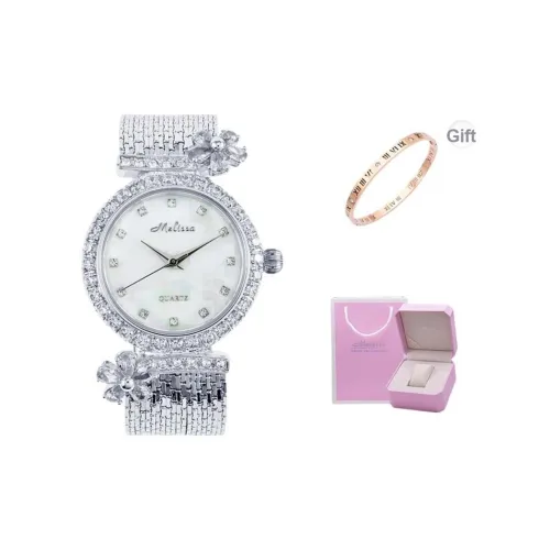 Melissa Кварцевый механизм Часы Женские Белый циферблат