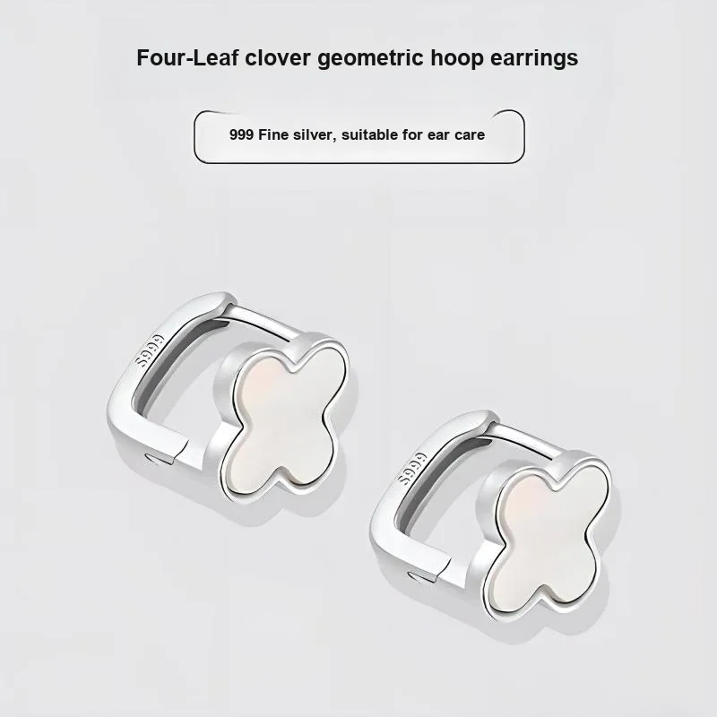 KEMLAIDA S999 Fine Silver Earrings Women's-1