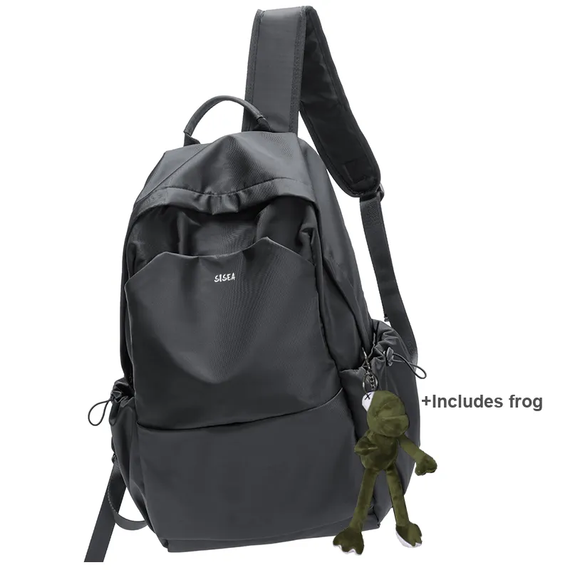 Sisea Fabric Backpack Travel Laptop Bag Regular Unisex Multicolor-138